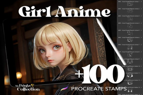 100 Procreate Head Girl Anime Stamps: A Practical Evaluation