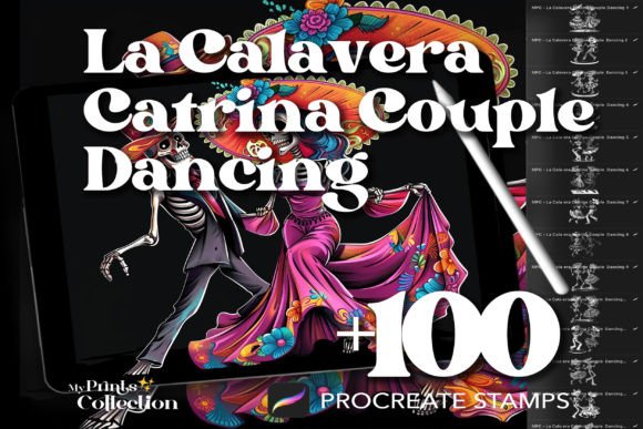 100 Procreate La Calavera Catrina Stamp: Elevating Digital Art with Cultural Heritage