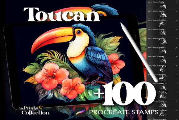 100 Procreate Toucan Stamps: Strategic Value for Digital Artists and Creators