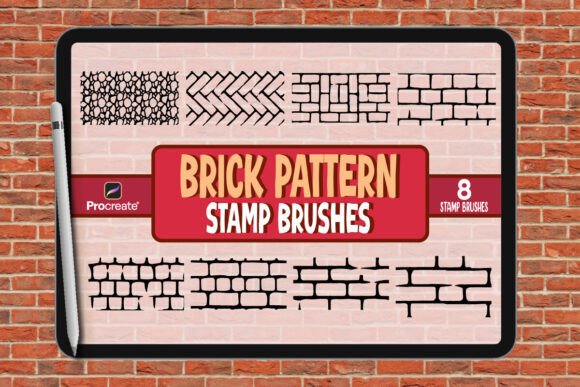 Brick Pattern Brush Set for Procreate: Elevating Digital Textures with Realism