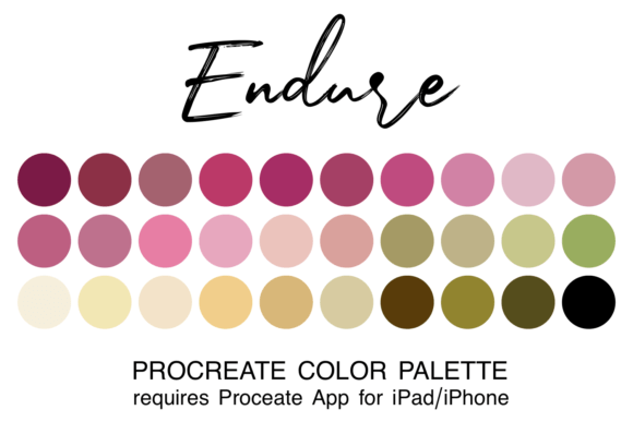 Enhance Your Procreate Workflow with the Endure Procreate Color Palette