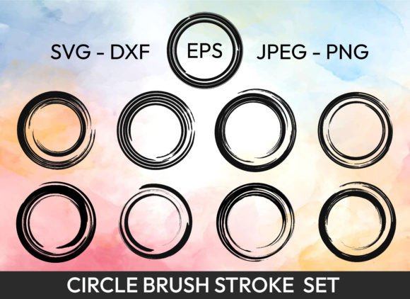 Grunge Circle Brush Stroke Set: A Practical Guide for Designers