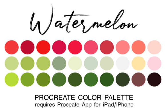 Mastering the Watermelon Procreate Color Palette for Vibrant Digital Art