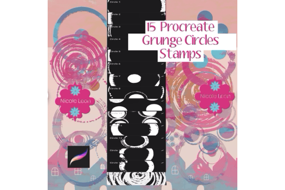 Maximizing Creative Potential with Grunge Circles Procreate Stamps