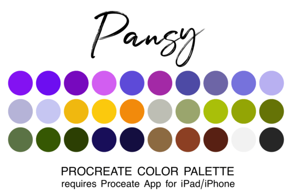 Pansy Procreate Color Palette: Elevate Your Digital Art Workflow