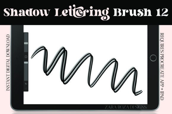Procreate Shadow Lettering Brush 12: Elevate Your Digital Lettering Game