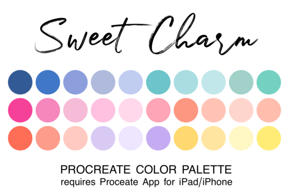 Sweet Charm Procreate Color Palette Review